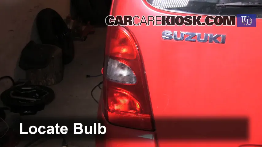 2003 Suzuki Wagon R 1.3L 4 Cyl. Lights Turn Signal - Rear (replace bulb)
